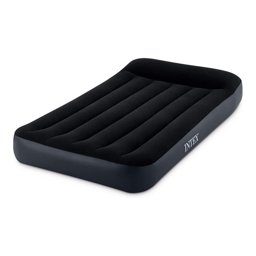 Intex Dura Pillow Rest Classic Blow Up Mattress Air Bed with Built In
